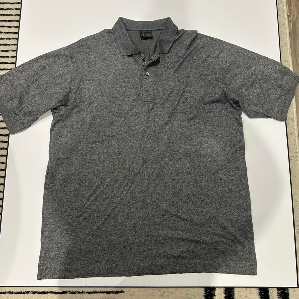 BOBBY JONES golf polo men's XL grey 100% cotton - Picture 2 of 5